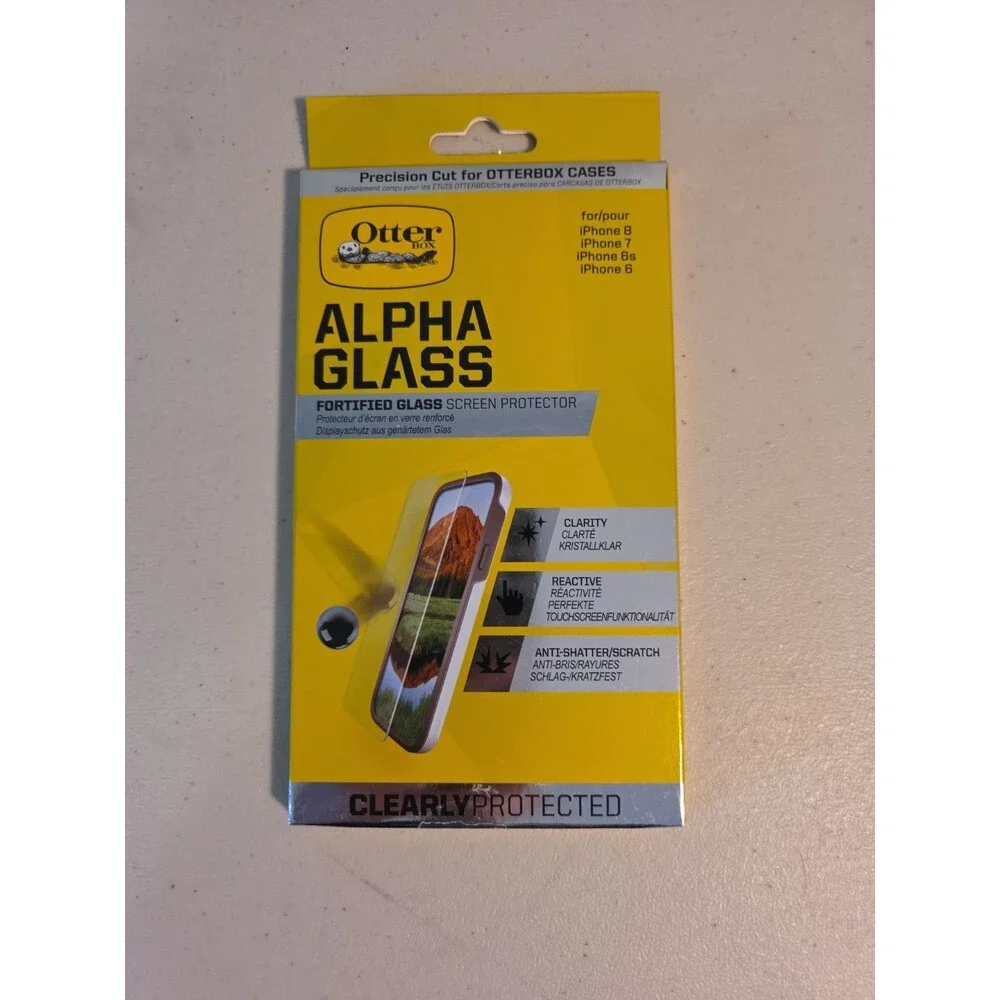 Otter Box Alpha Glass screen Premium Glass iphone 8+, 7+, 6s+, 6+ New